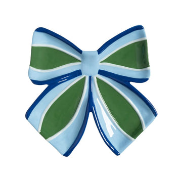 &amp;Klevering - Assiette Noeud Papillon - Bleu &amp;Klevering