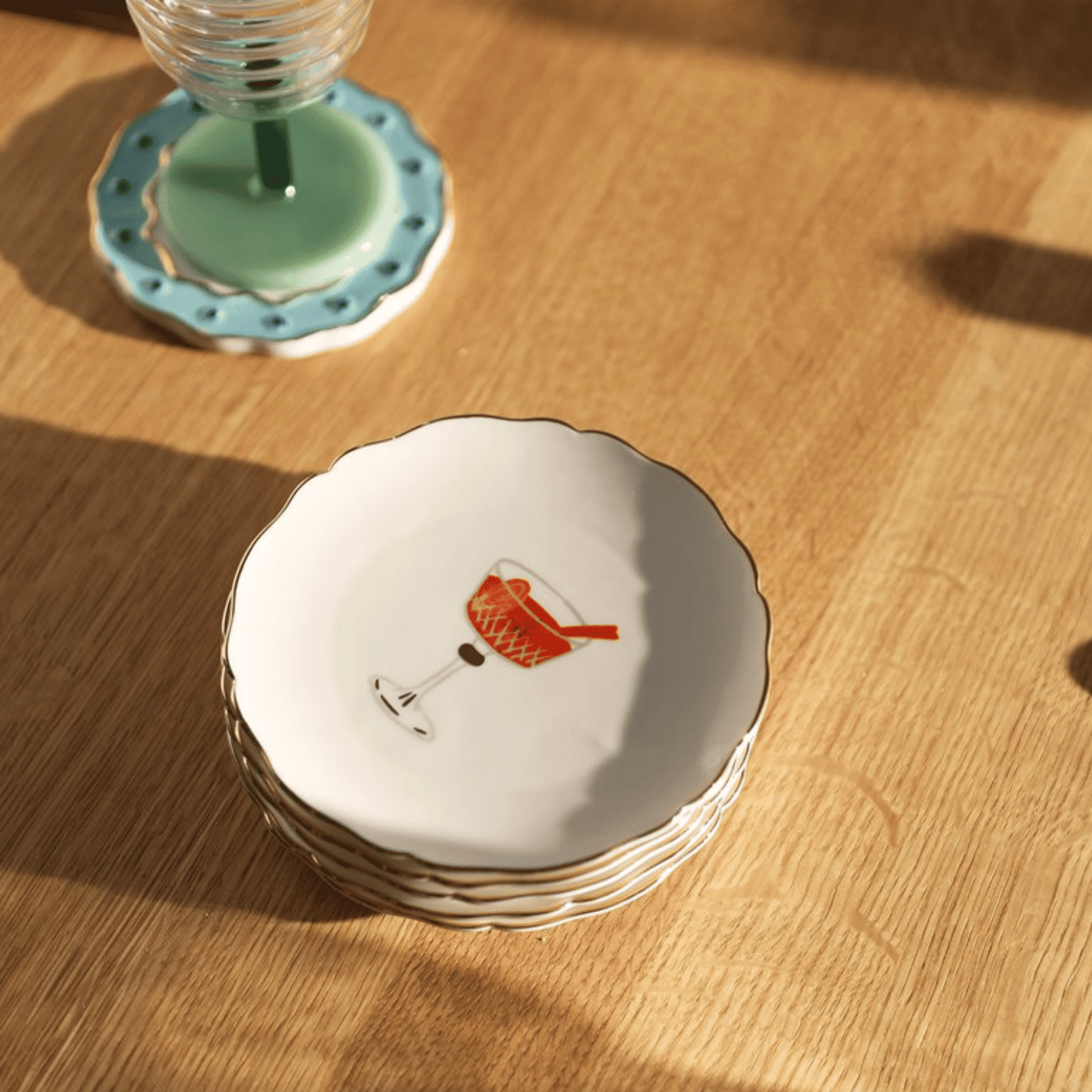 &Klevering - Gebaksbordjes Feast - Set van 6 &Klevering 