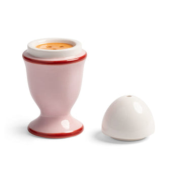 &amp;Klevering - Sel et poivre - Œuf - Ensemble sel et poivre rose &amp;Klevering