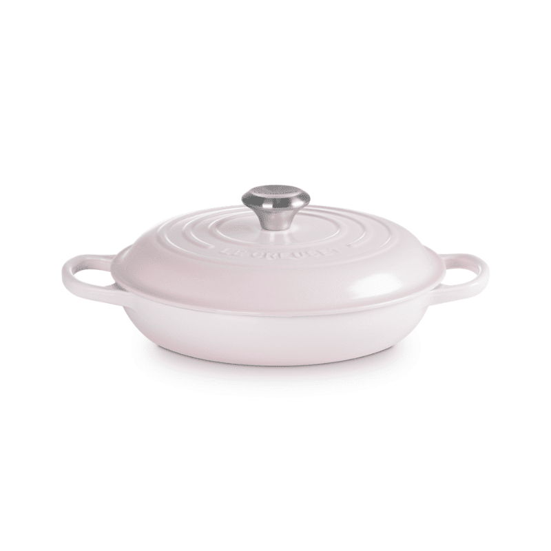 Le Creuset Braadpan Signature - Campagnard - Shell Pink - ø 26 cm / 2.2 liter Braadpan Le Creuset 