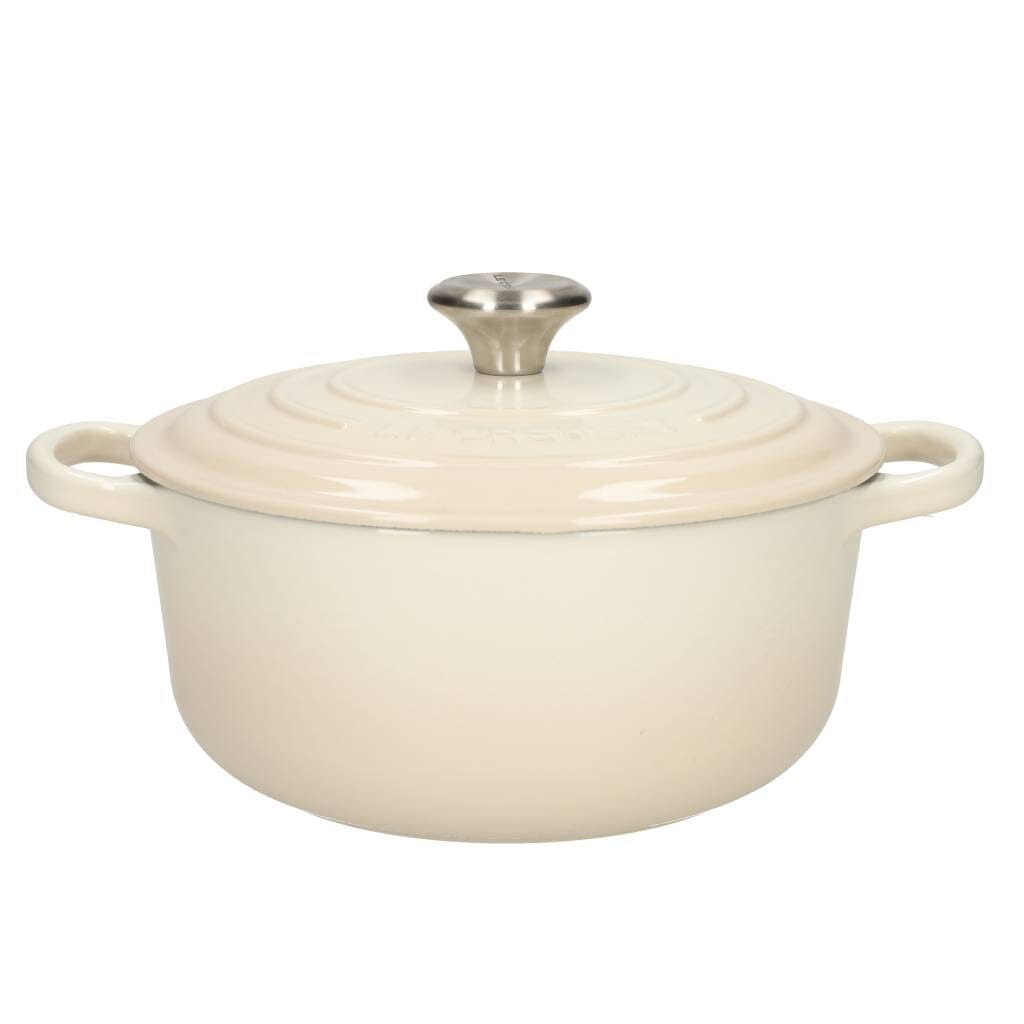 LeCreuset - Rôti- / Faitout Signature rond Meringue 24cm 4.2l