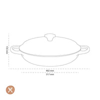 Le Creuset - Campagnard Kersenrood 30cm 3,5l Le Creuset 