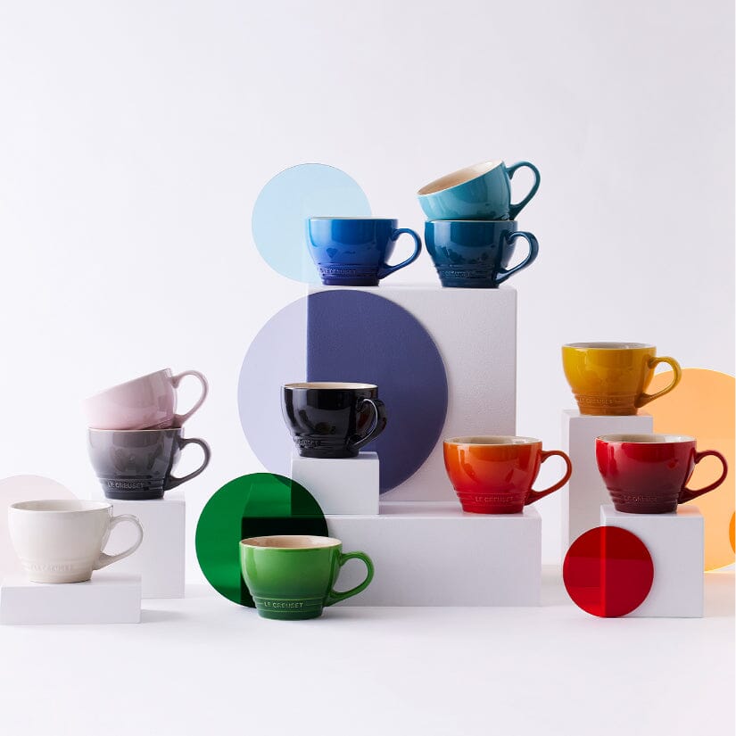 Le Creuset - Grote Cappuccino Mok Ebbenzwart 0,4l Mokken Le Creuset 