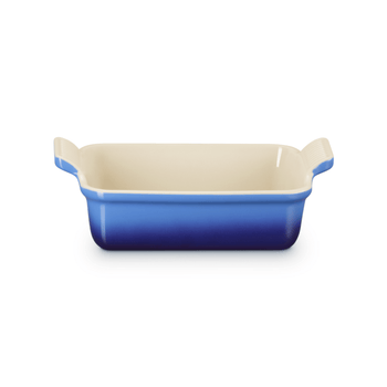 Plat à four rectangulaire Heritage Le Creuset Azur 19 x 14 cm