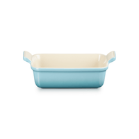 Le Creuset - Heritage Ovenschaal rechthoekig Caribbean Blue 19 x 14 cm Ovenschaal Le Creuset 