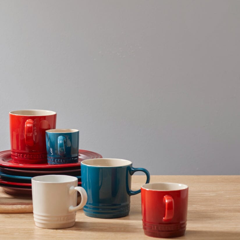 Le Creuset - Koffiebeker Kersenrood 0,2l Bekers Le Creuset 