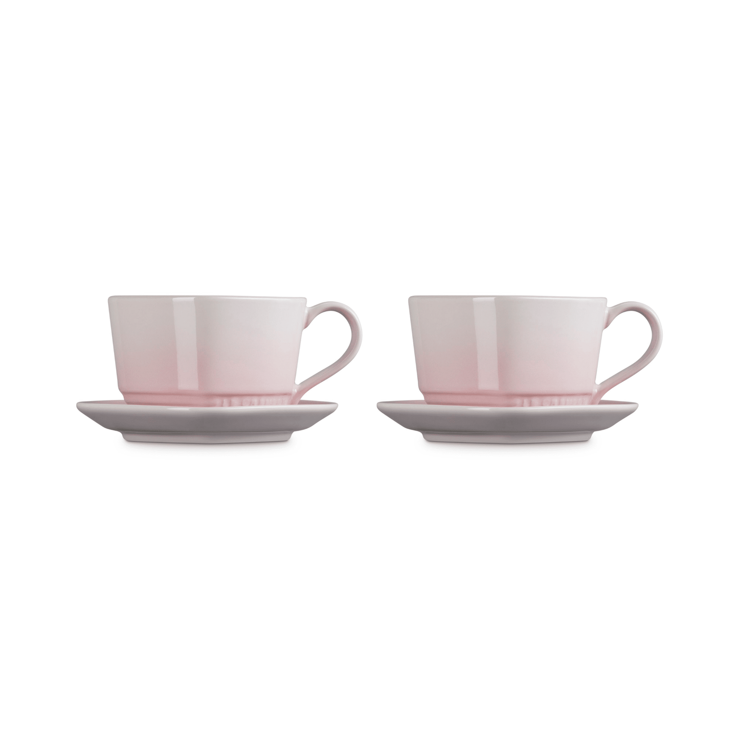 Le Creuset - Mokken in Hartjesvorm 2-delige Set Shell Pink Le Creuset 