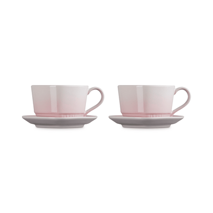 Le Creuset - Mokken in Hartjesvorm 2-delige Set Shell Pink Le Creuset 