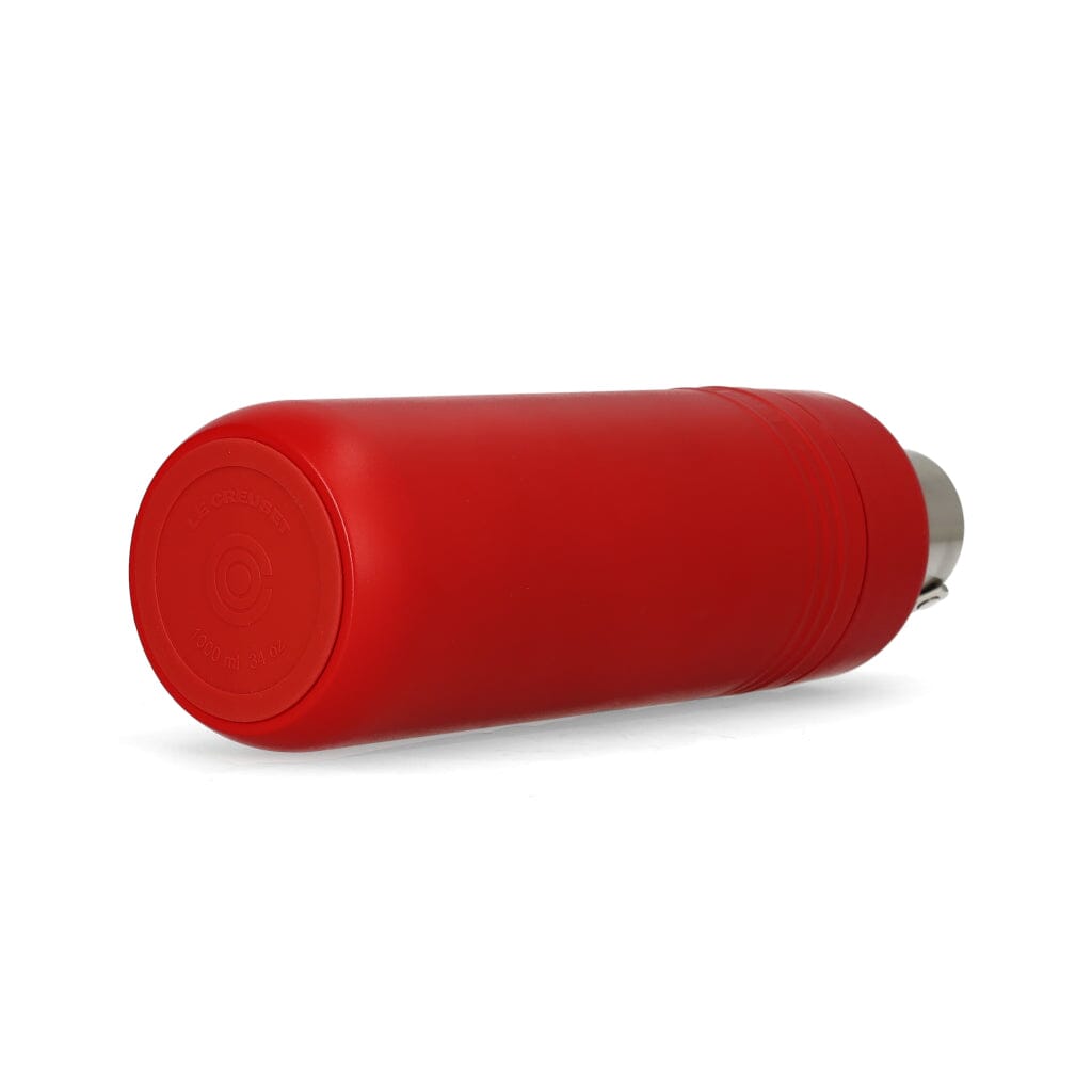 Le Creuset - On The Go Drinkfles 1L Kersenrood Thermosfles Le Creuset 