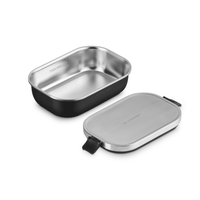 Le Creuset - On The Go Lunchbox 0,9L Mat Zwart Voedingscontainer Le Creuset 