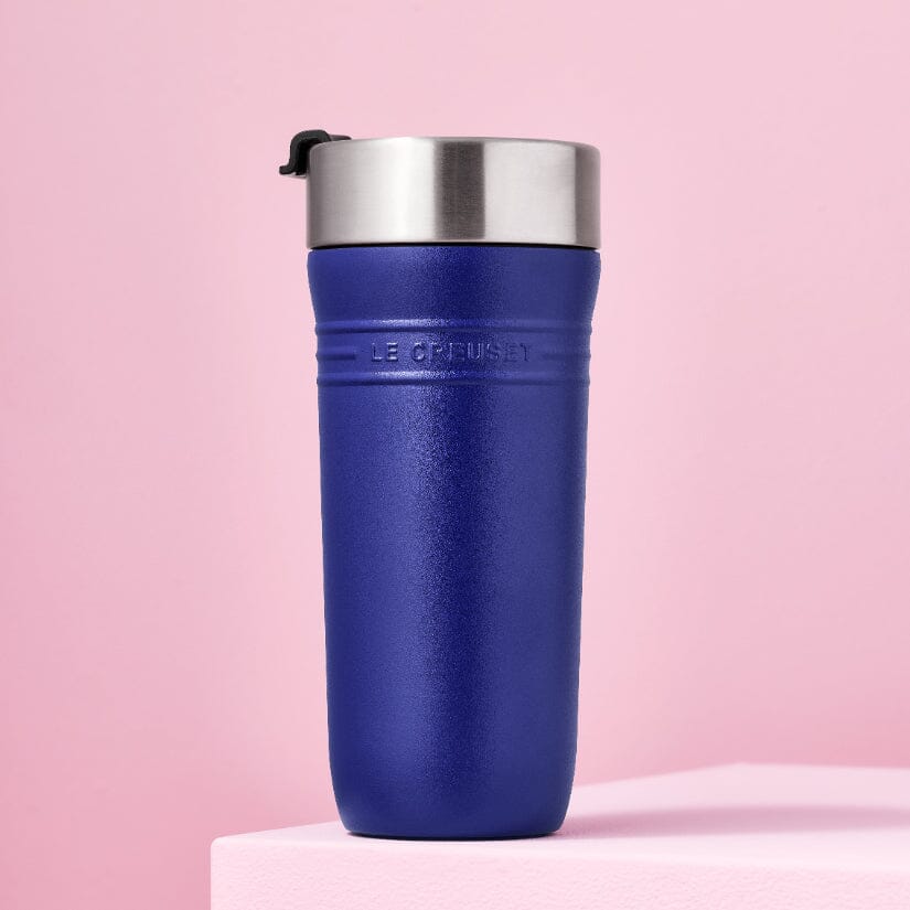 Le Creuset - On The Go Thermosbeker 0,35L Azure Thermosfles Le Creuset 