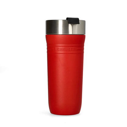 Le Creuset - On The Go Thermosbeker 0,35L Kersenrood Thermosfles Le Creuset 