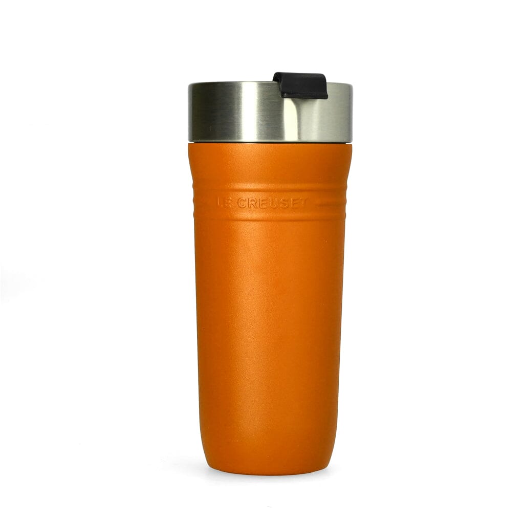 Le Creuset - On The Go Thermosbeker 0,35L Oranjerood Thermosfles Le Creuset 