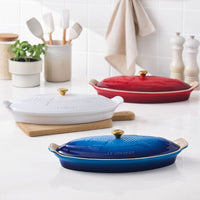 Le Creuset - Ovenschaal Vis 'Kersenrood' Ovenschaal Le Creuset 
