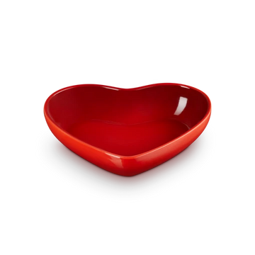 Le Creuset - Schaal Kersenrood Hart 20 cm serveerschaal Le Creuset 