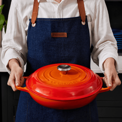 Le Creuset - Schort Denim 80x70cm Schort Le Creuset 