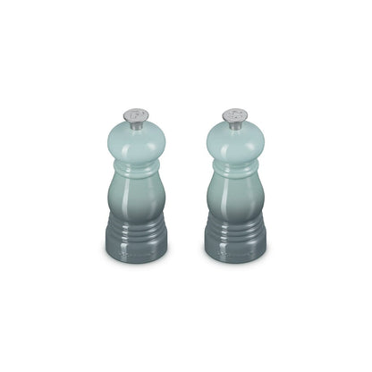 Le Creuset - Set van 2 Kleine Molens Sea Salt 11cm Peper- en Zoutmolen set Le Creuset 