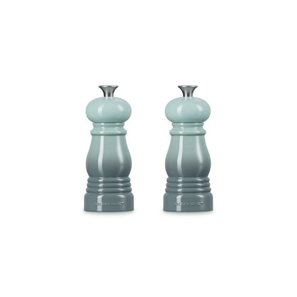 Le Creuset - Set van 2 Kleine Molens Sea Salt 11cm Peper- en Zoutmolen set Le Creuset 