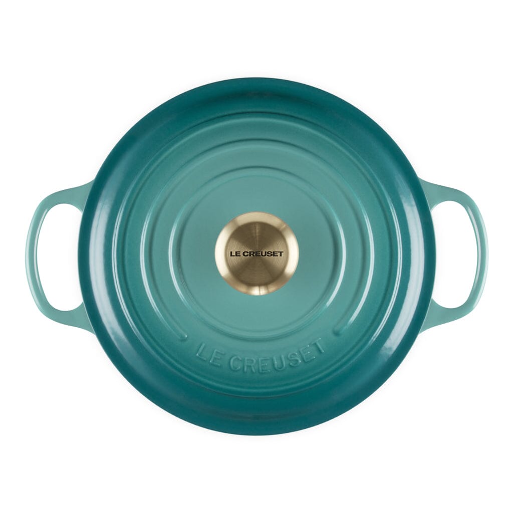 Le Creuset - Signature Braadpan - Bleu Riviera - 24 cm Le Creuset 