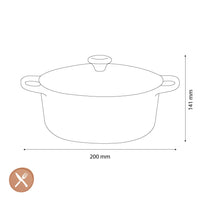 Le Creuset - Signature Braadpan - Thyme - 20 cm Braadpan Le Creuset 