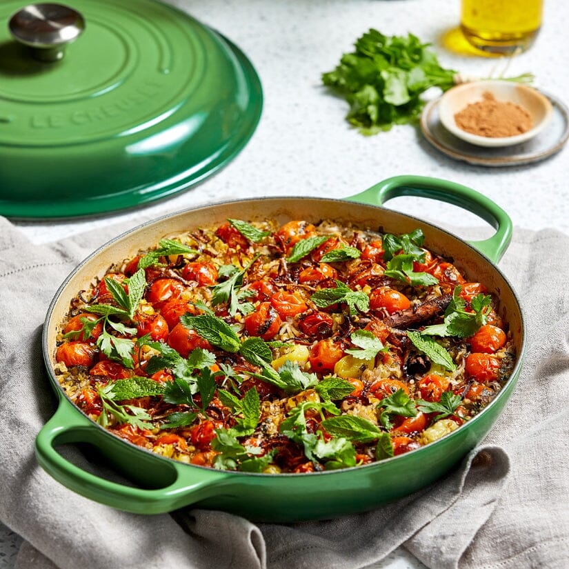 Le Creuset - Signature Campagnard Braadpan Bamboo 30 cm Braadpan Le Creuset 