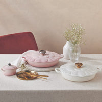 Le Creuset - Signature Campagnard Braadpan Bloesem 26 cm Shell Pink Braadpan Le Creuset 