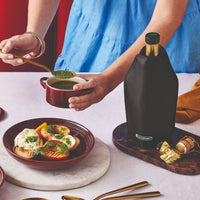 Le Creuset - Wijnkoeler WA-126 Zwart 23cm Wijnkoeler Le Creuset 