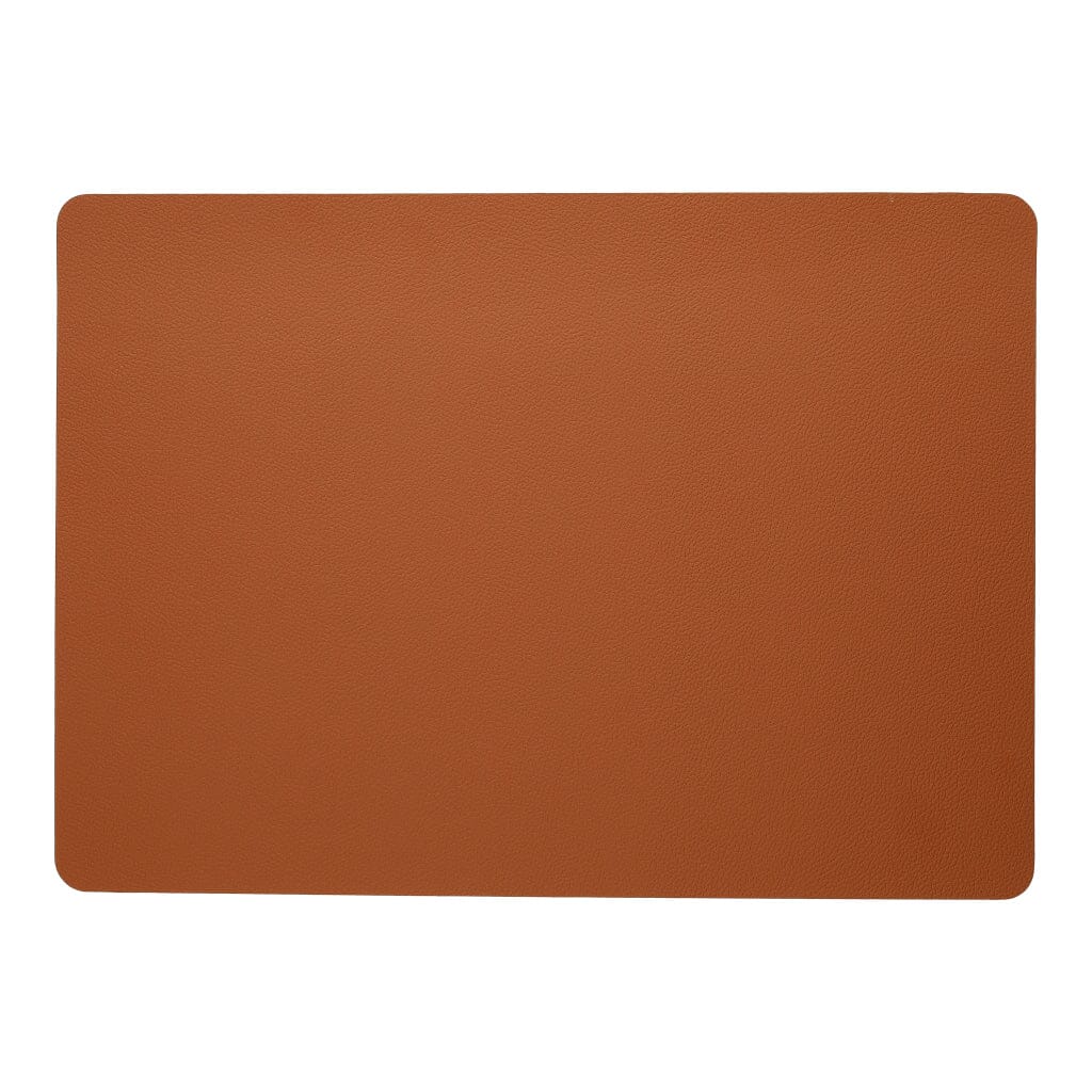 Leonardo - Placemat Leer 33x46cm - Bruin Leonardo 