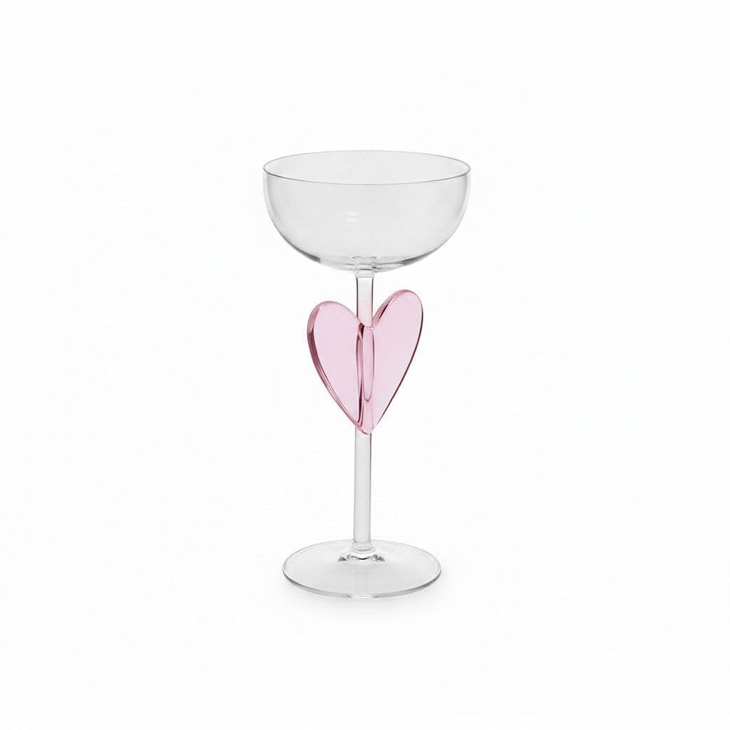 Lepelclub - Campagne Coupe - Hart - Roze Champagne glazen LepelClub 