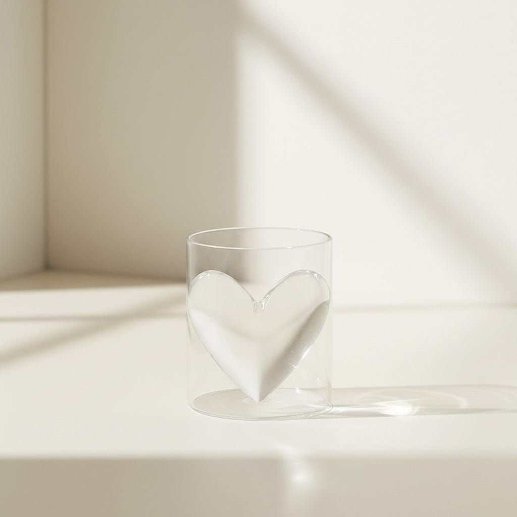 Lepelclub - Glas Hart - Transparant Drinkglazen LepelClub 