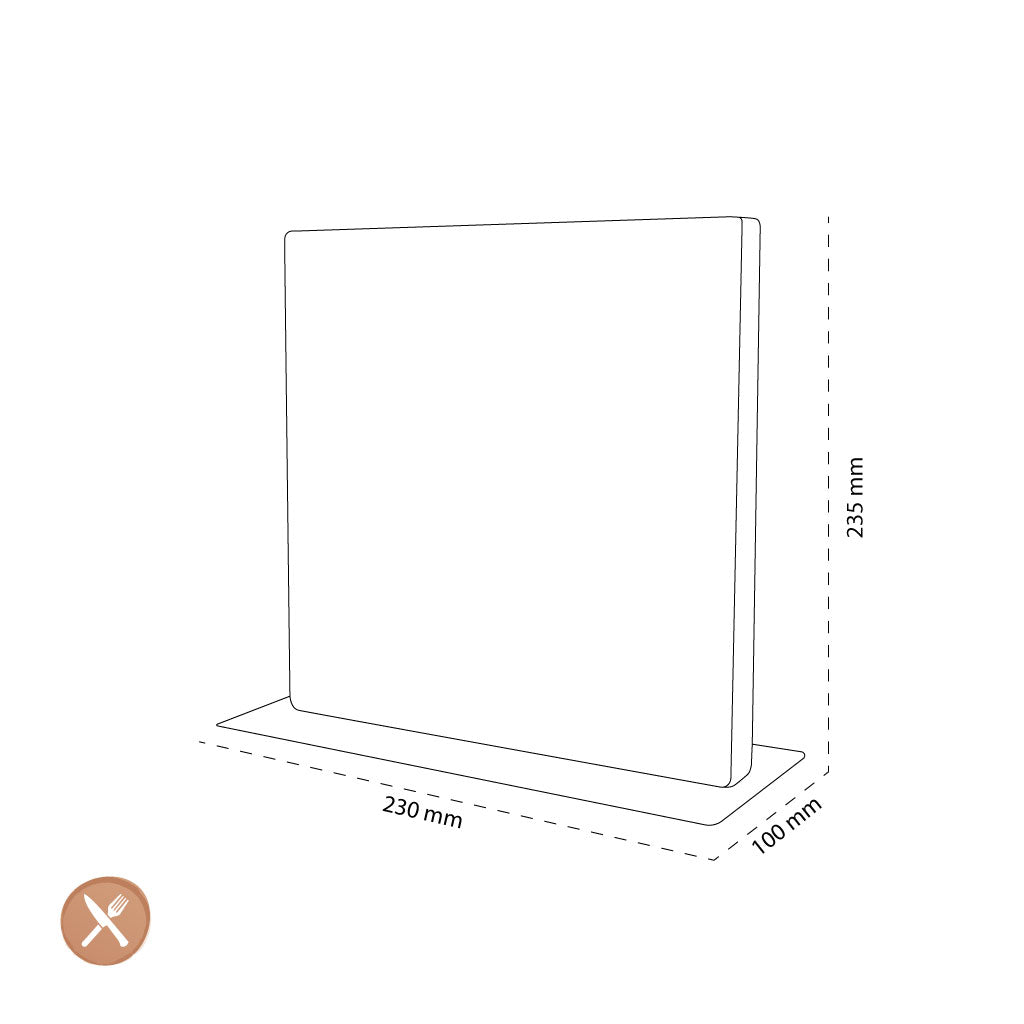 Shinrai Japan - Magnetisch Messenblok Cito Dubbelzijdig - Acaciahout