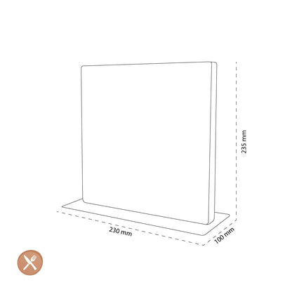 Shinrai Japan - Magnetisch Messenblok Cito Dubbelzijdig - Acaciahout