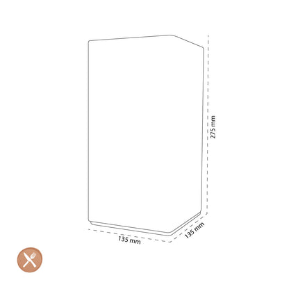 Shinrai Japan - Magnetisch Messenblok - Acaciahout