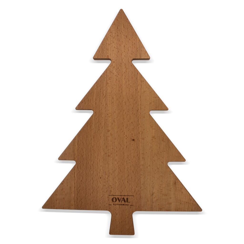 Oval - Puur Hout | Beuken Kerstboom plank 45 cm Oval Kitchenware 