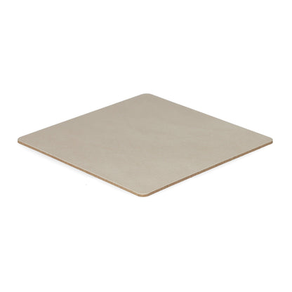 Lind DNA - Tapis de Verre Carré Nupo Blanc Huître