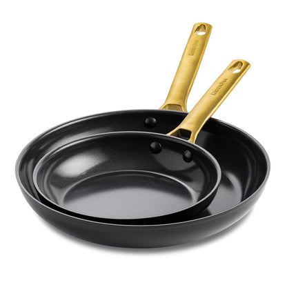 GreenPan - Padova Reserve Black 2-delige pannenset met keramische antiaanbaklaag 20/26 cm