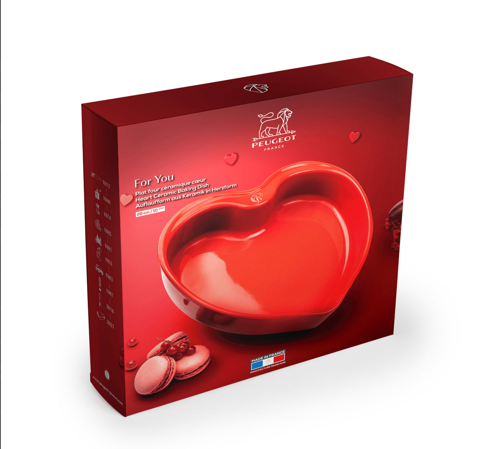 Peugeot - For You Hartvormige Ovenschaal Peugeot 