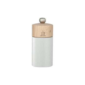 Moulin à sel Peugeot Line en aluminium naturel 12 cm