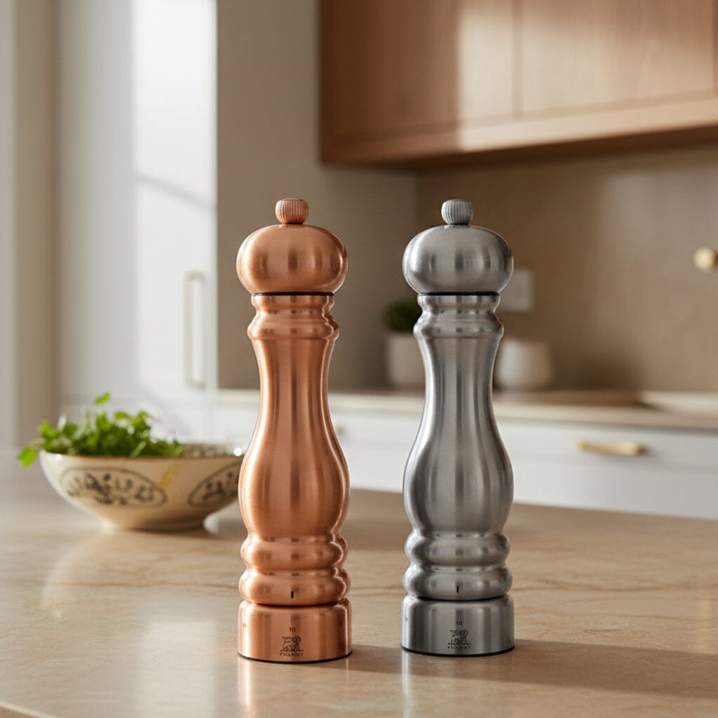 Peugeot - Paris Chef Peper- en Zoutmolen set 22 cm Koper en RVS Peper- en Zoutmolen set Peugeot 
