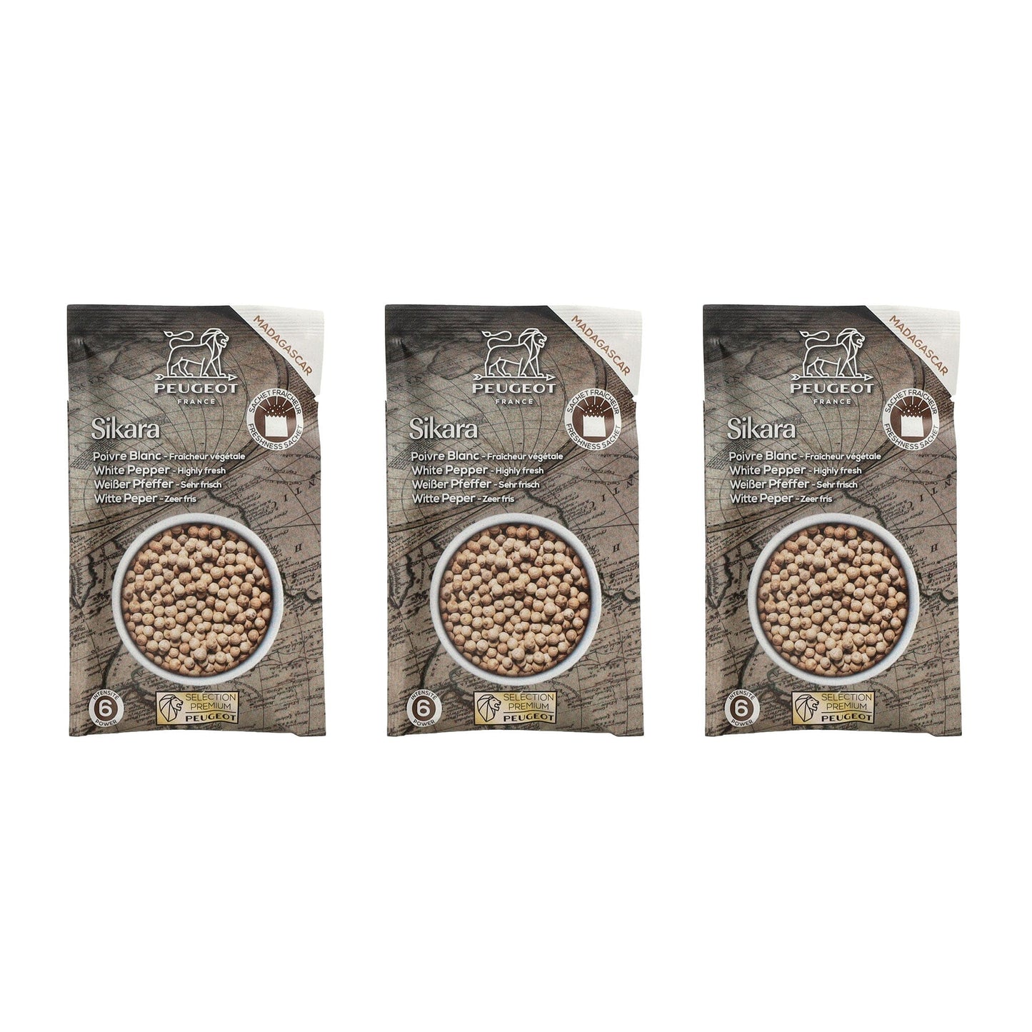 Peugeot - Sikara Witte Peper 60g Peper Peugeot 