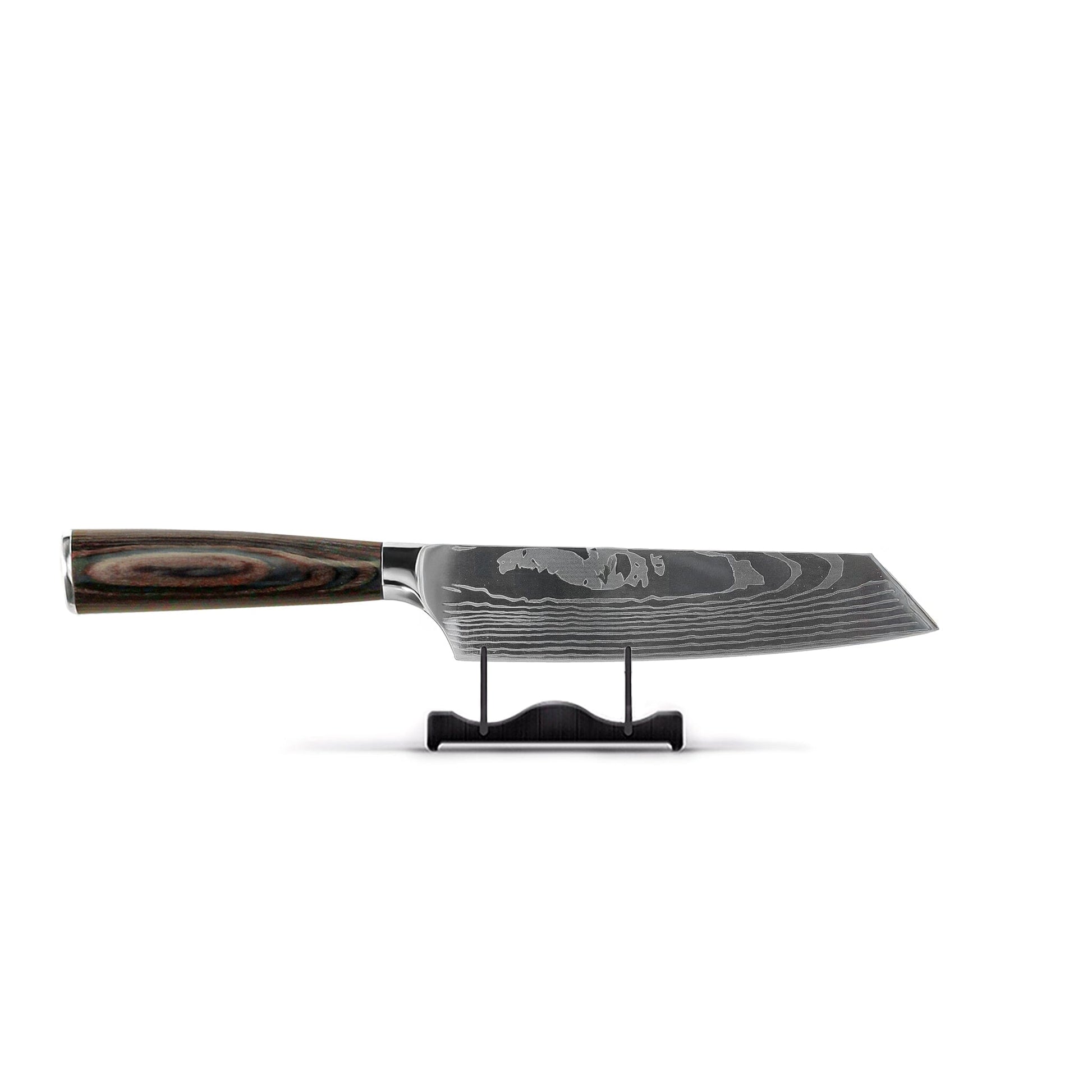 Shinrai Knives - Damascus Print 9-delige Messenset Messenset Shinrai Knives 