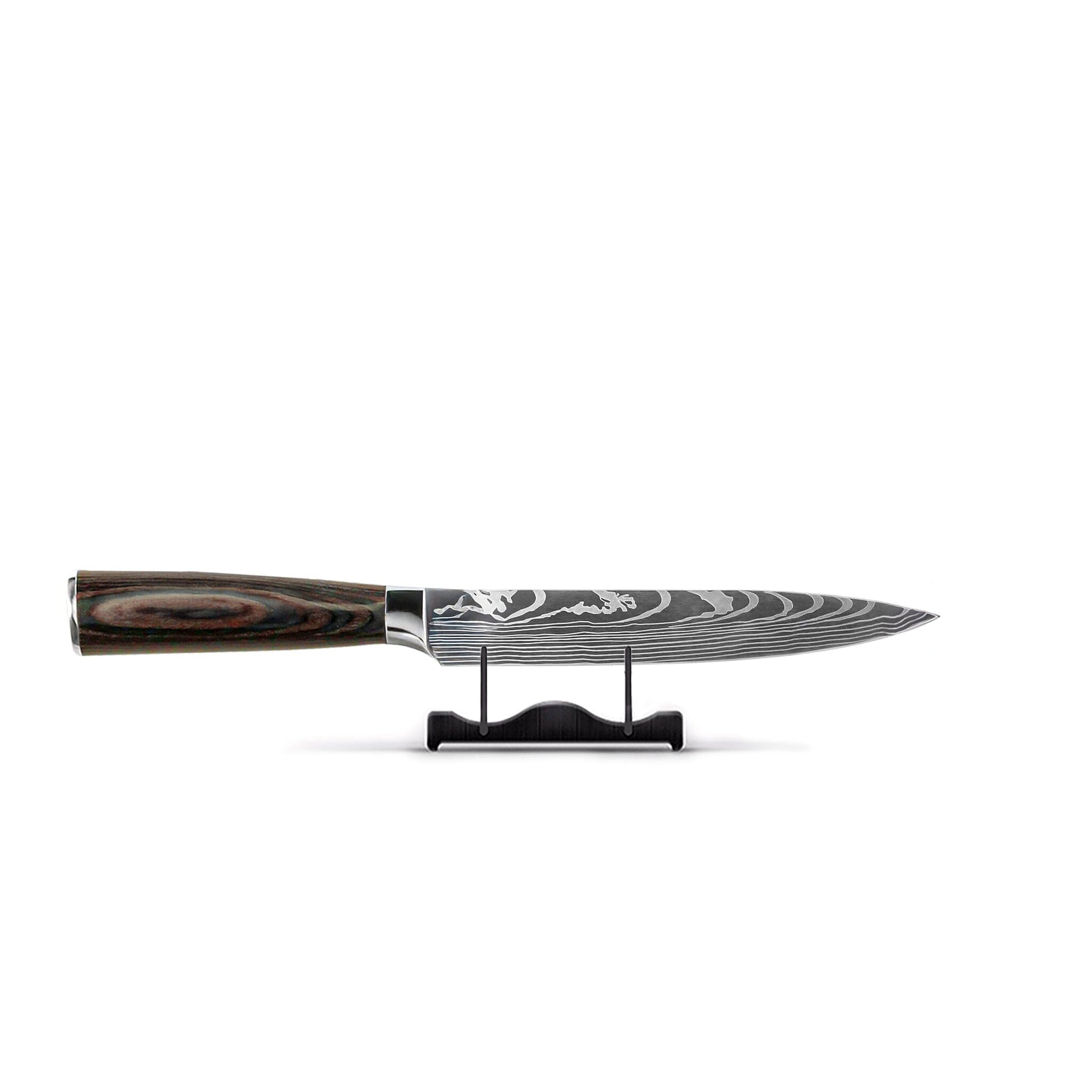 Epoxy Onyx Damascus Print 9-Delige Messenset Messenblok Epoxy Onyx Damascus Print 9-Delige Messenset Messenblok