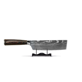 Shinrai Knives - Damascus Print Nakiri mes 18 cm Nakirimes Shinrai Knives 