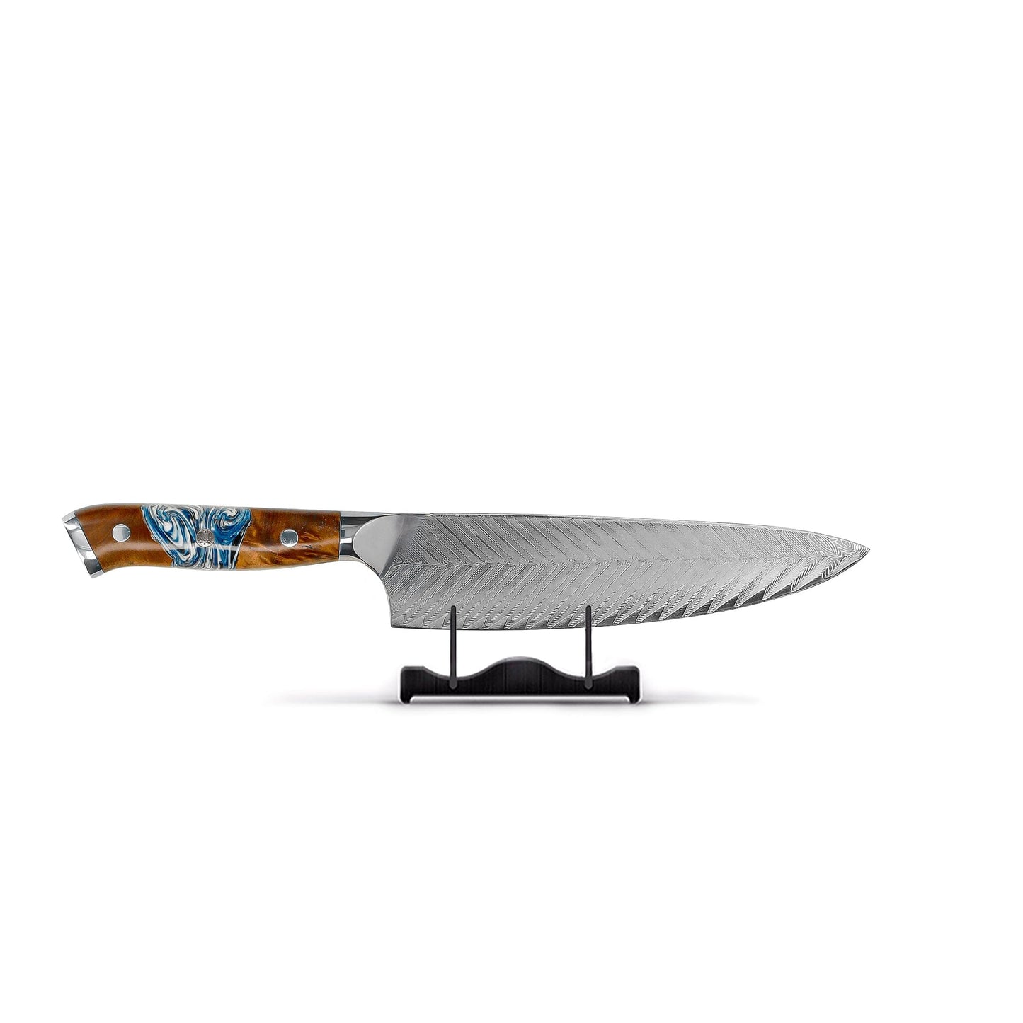 Shinrai Knives - Eclipse 2-delige Damascus Messenset - Koksmes + Broodmes Messenset Shinrai Knives 