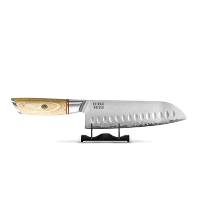 Couteaux Shinrai - Coffret 2 pièces Hikari Damascus - Santoku + Couteau d'office