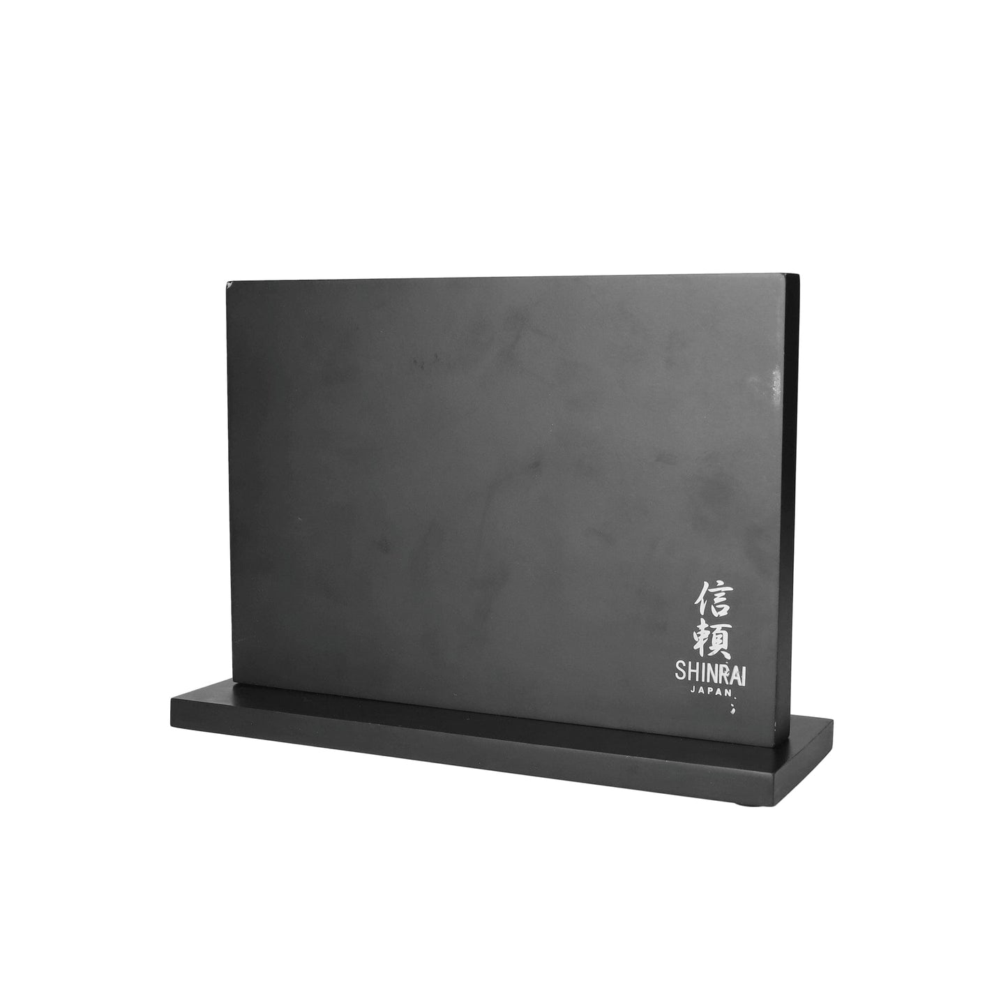 Couteaux Shinrai - Coffret de 5 couteaux Hikari Damascus + Bloc à couteaux noir double face