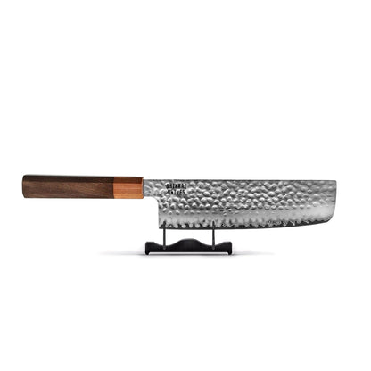 Shinrai Knives - Kigami Exclusive Damascus 5 pièces - Couteau de chef + Couteau à pain + Nakiri + Santoku + Couteau d'office Set de couteaux Shinrai Knives