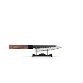 Couteaux Shinrai - Ensemble de couteaux Damas Kurayami 2 pièces - Nakiri + Couteau d'office Ensemble de couteaux Couteaux Shinrai