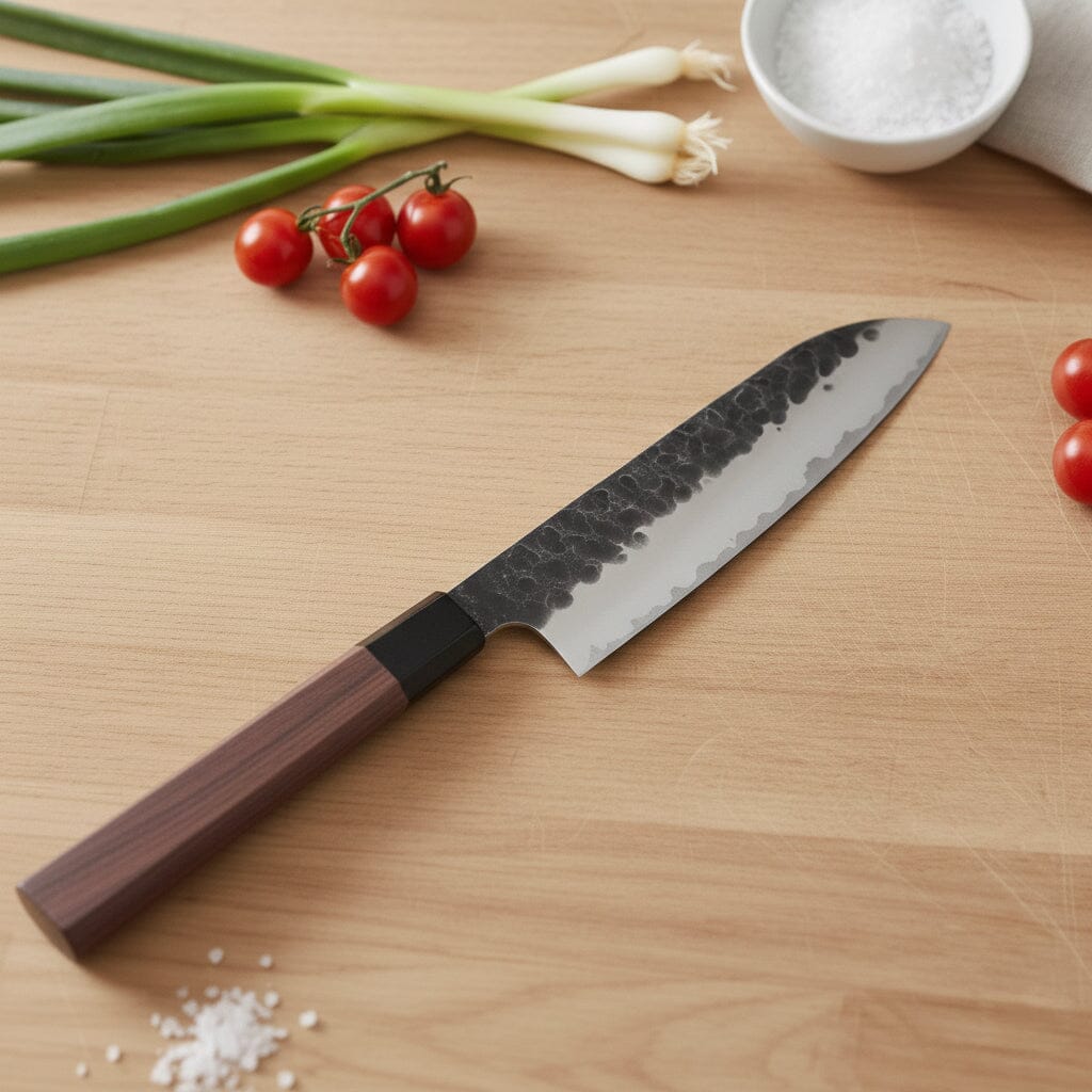 Shinrai Knives - Kurayami 7-delige Damascus Messenset Messenset Shinrai Knives 