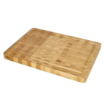 Planche à découper en bambou de luxe Shinrai Knives - Bois de bout - 35 × 25 × 2,5 cm